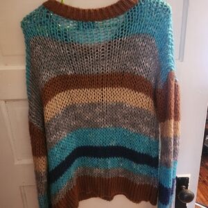 Loose Knit Sweater- Large
